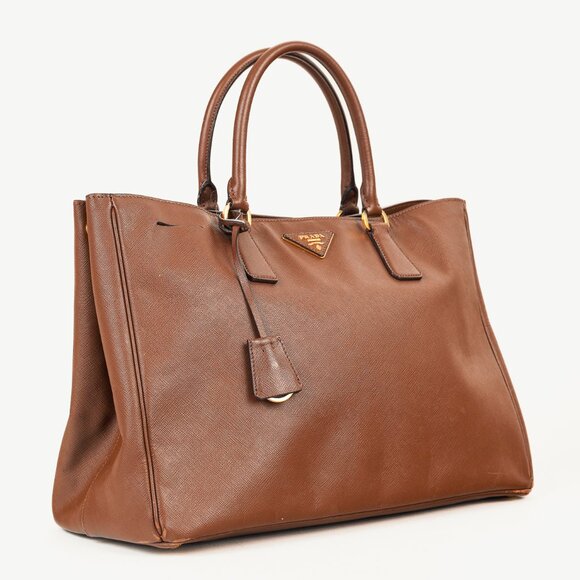 Prada Galleria Medium Brown Saffiano Leather Tote - Picture 2 of 15